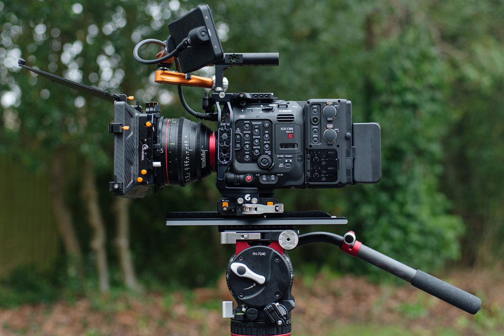 The full Left Field cage for the Canon EOS C500 Mark II