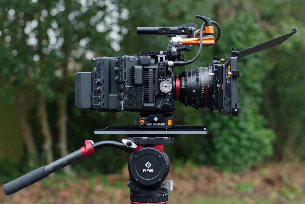 The full Left Field cage for the Canon EOS C500 Mark II