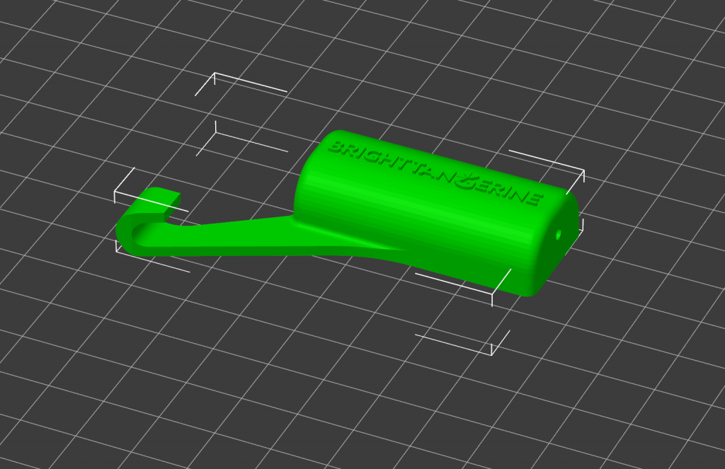 Download and 3D print your own cable hook.