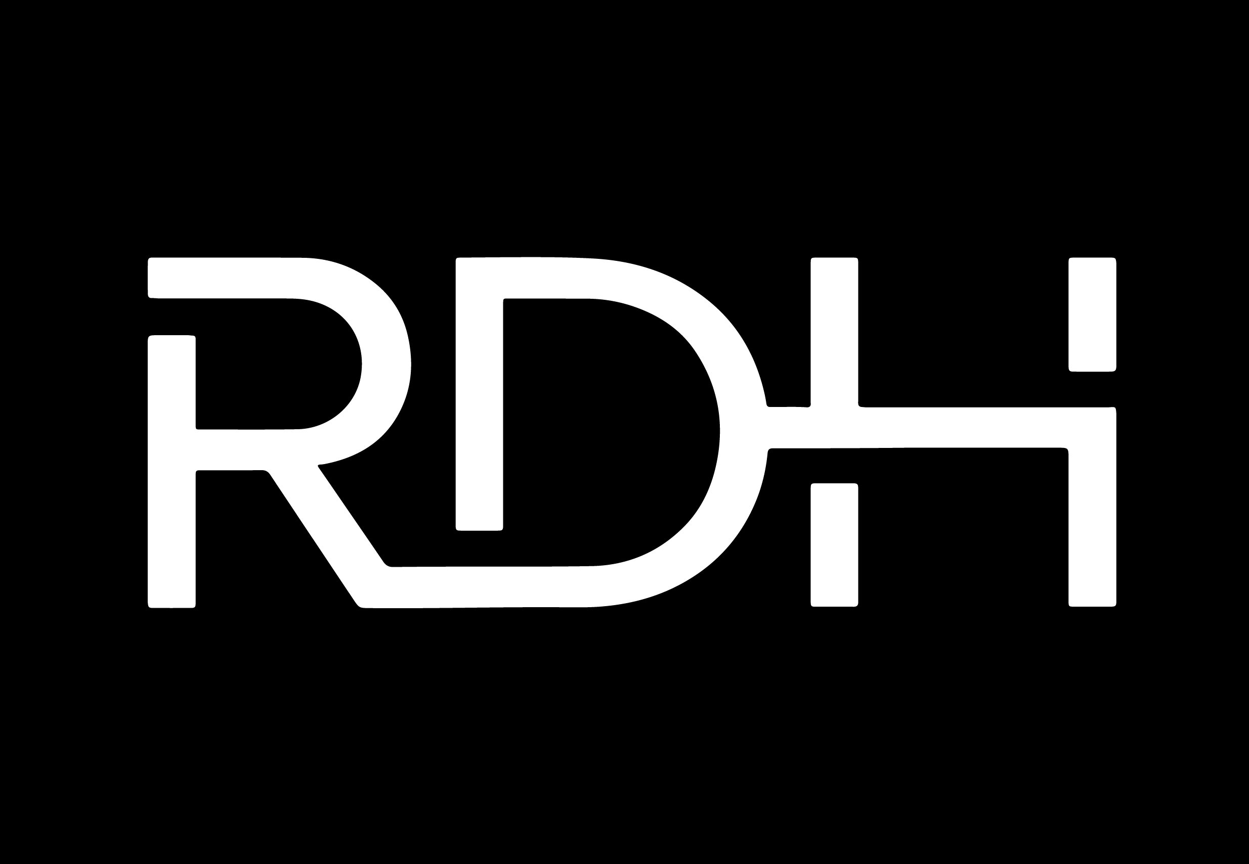 RDH Logo Type WhiteonBlack